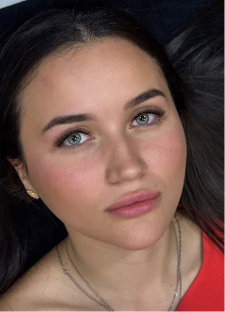 Resultado de extensão de cílios em cliente do Lashes Coach Studio